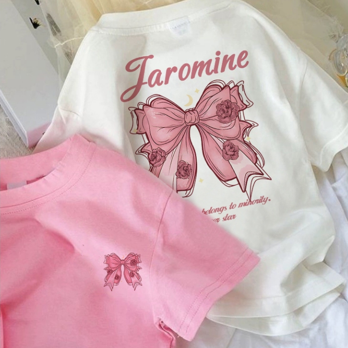 Laozy 2-12 Tahun Kaos anak 11 tahun import korea style perempuan baju atasan t shirt cotton