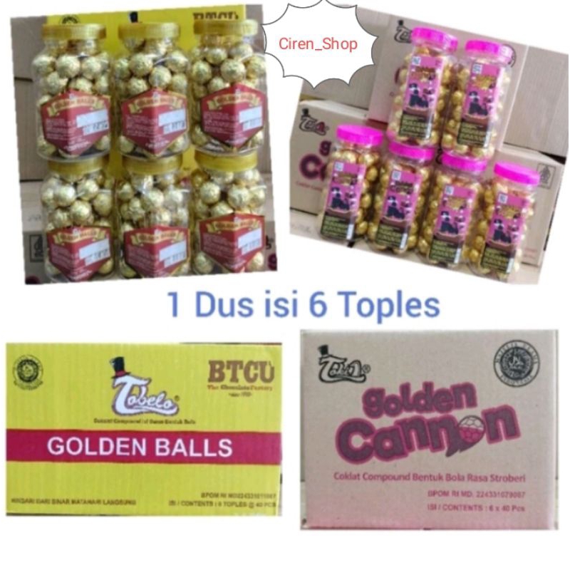 

GOLDEN BALLS & GOLDEN CANNON COKLAT BOLA 1 DUS