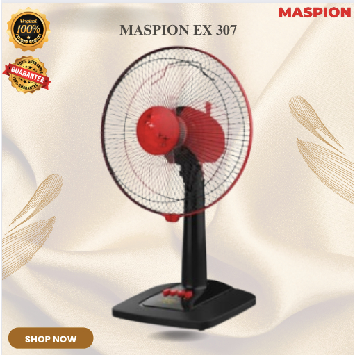 MASPION KIPAS ANGIN EX307/EX-307/EX 307/EX-307/EX 307/MASPION KIPAS ANGIN DUDUK TERMURAH/ DESK FAN M
