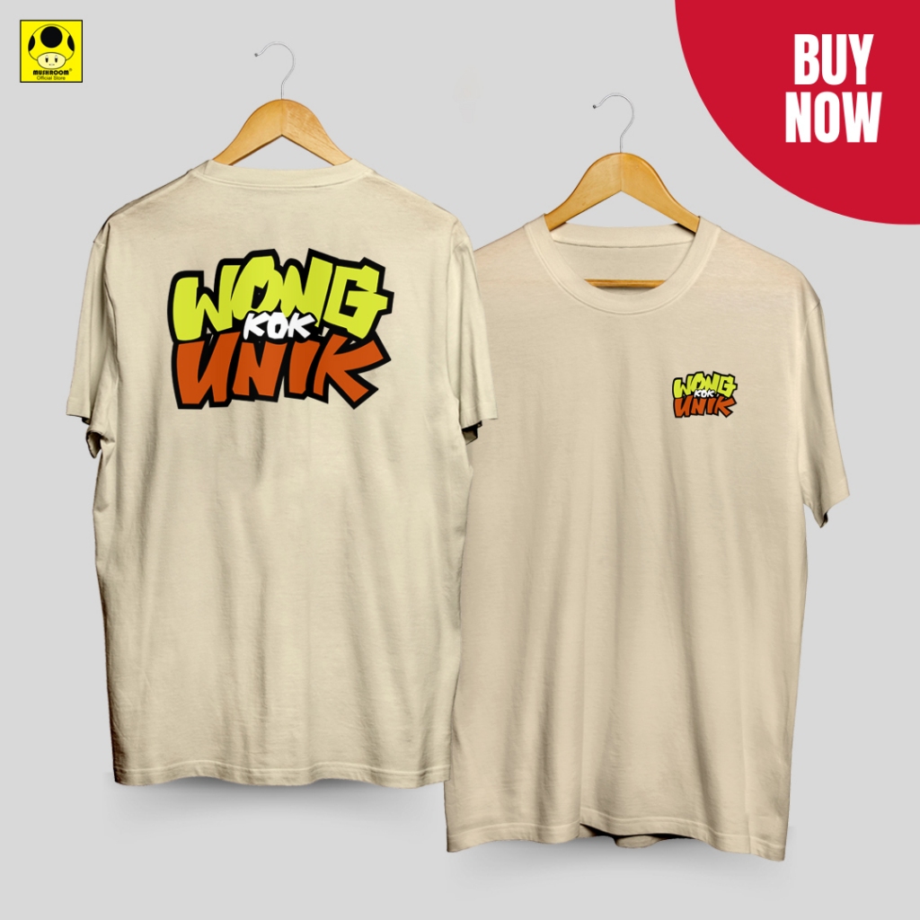 Mushroom DISTRO Kaos WONGKOKUNIK / Kaos Viral / Kaos Distro Pria Keren 2023 / Baju Kaos Pria Terbaru