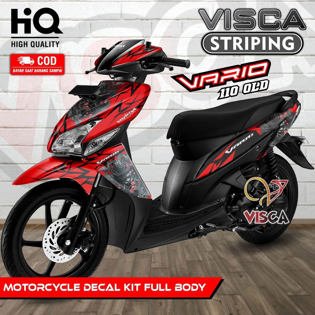 Decal Vario 110 Karbu Full Body - Stiker Vario 110 Karbu Full Body - Dekal Vario 110 Lama - Striping