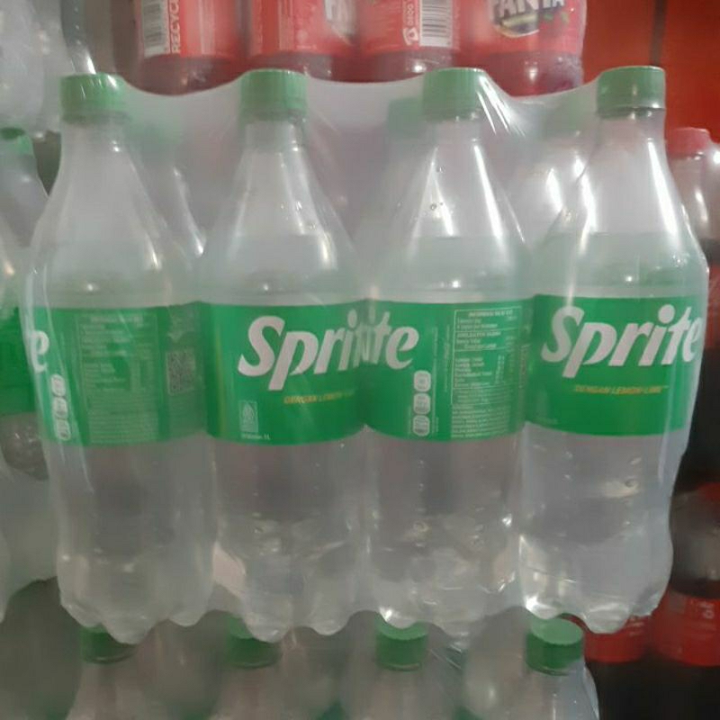 

SPRITE 1000ml 1 Liter isi 12 Botol BESAR