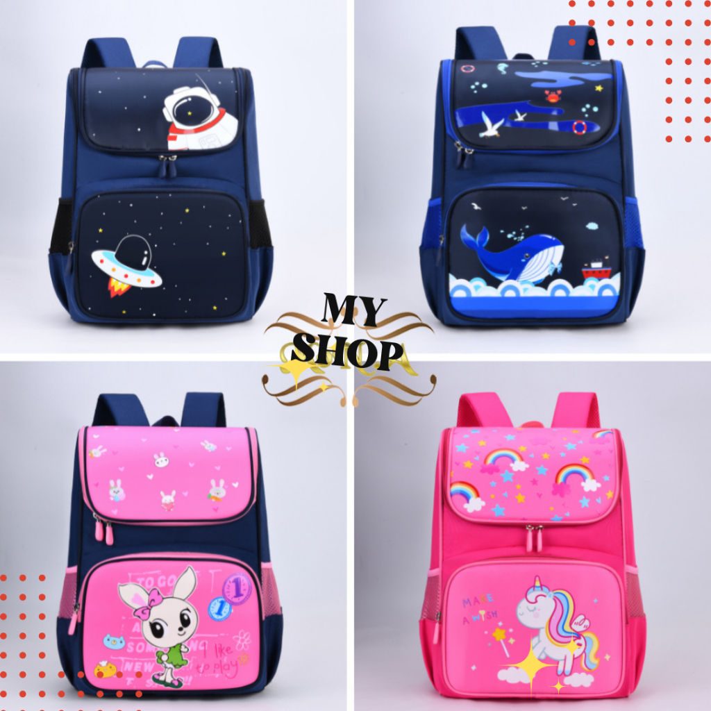 Tas Ransel Anak Cewek/Cowok TK/SD Motif Lucu  Kualitas Premium 175