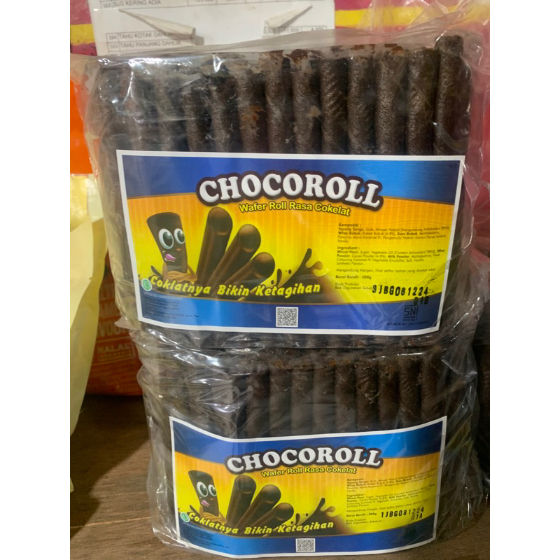 

choco roll wafer roll rasa coklat 800gr