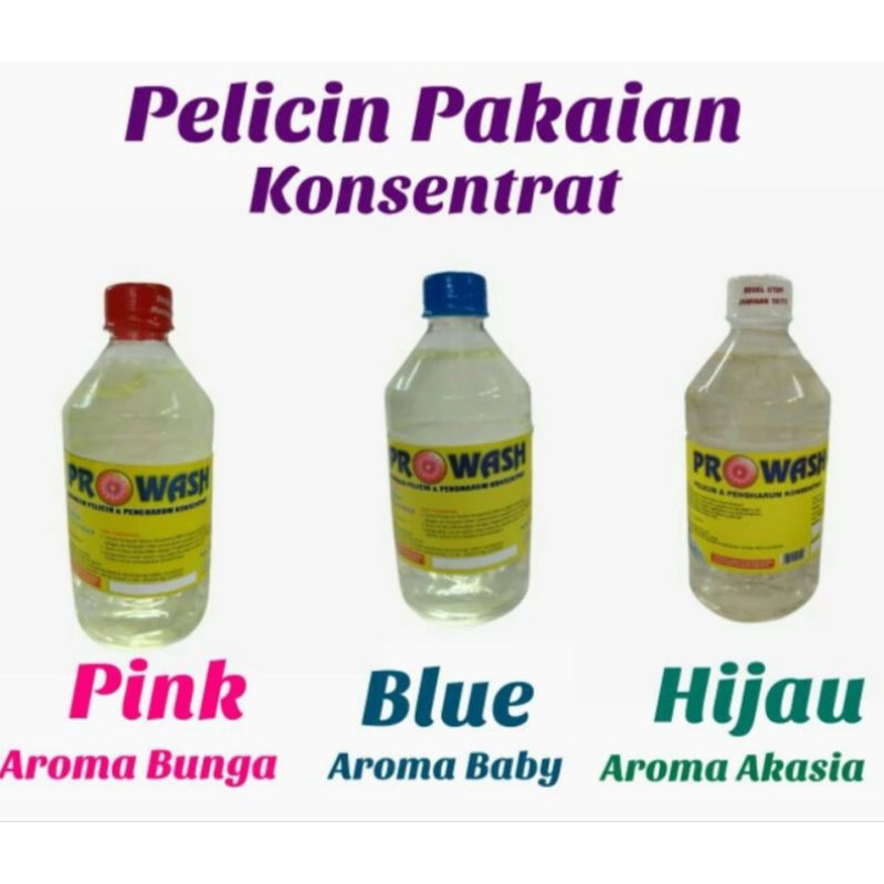 PELICIN DAN PENGHARUM SETRIKA KONSENTRAT PROWASH 500ML