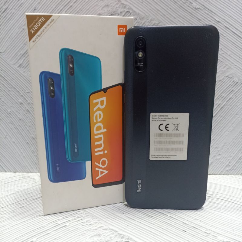 Redmi 9A 3/32 GB Handphone Second Bekas Fullset