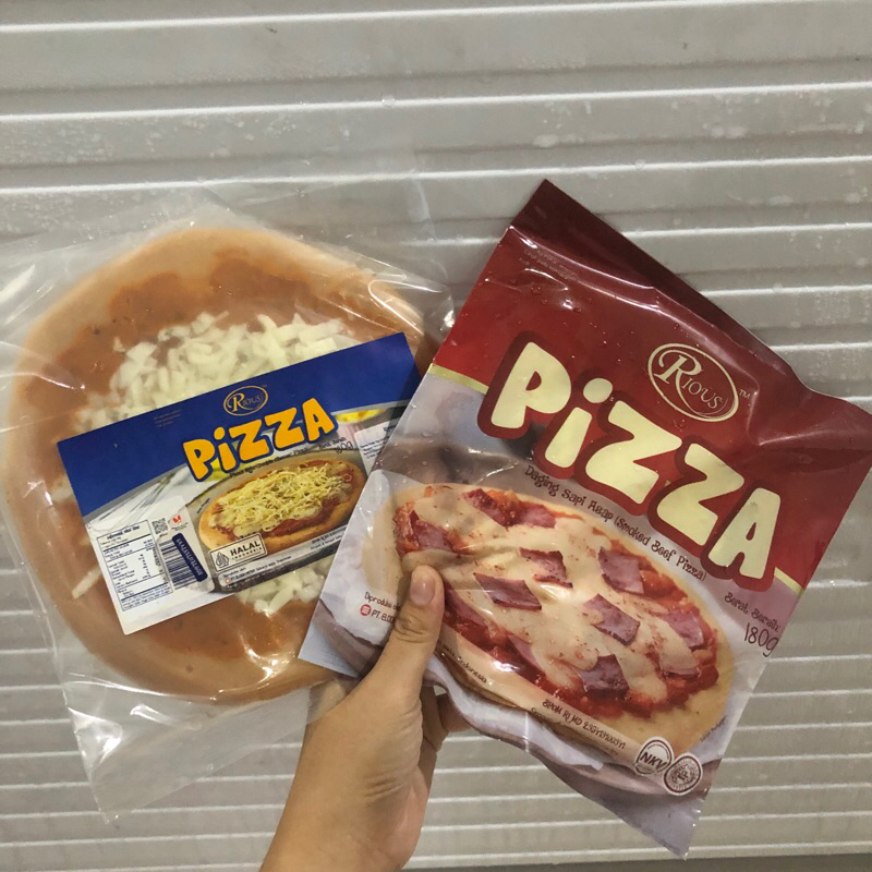 

Rious Smoked Beef Double Cheese Pizza 180gr