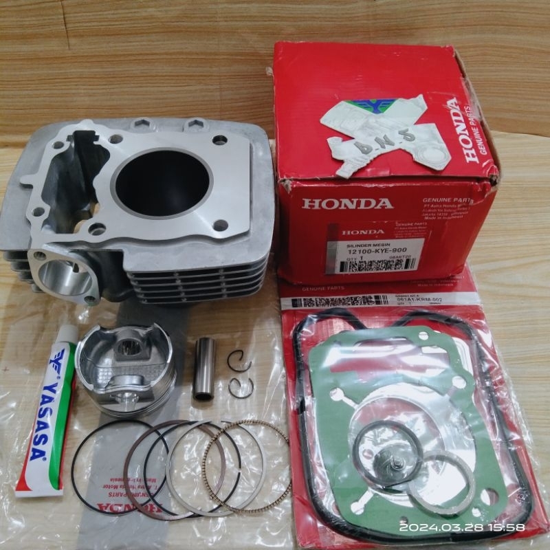 Promo Blok seher+topset+lem honda mega pro new,verza 150,crf 150 ori KYE