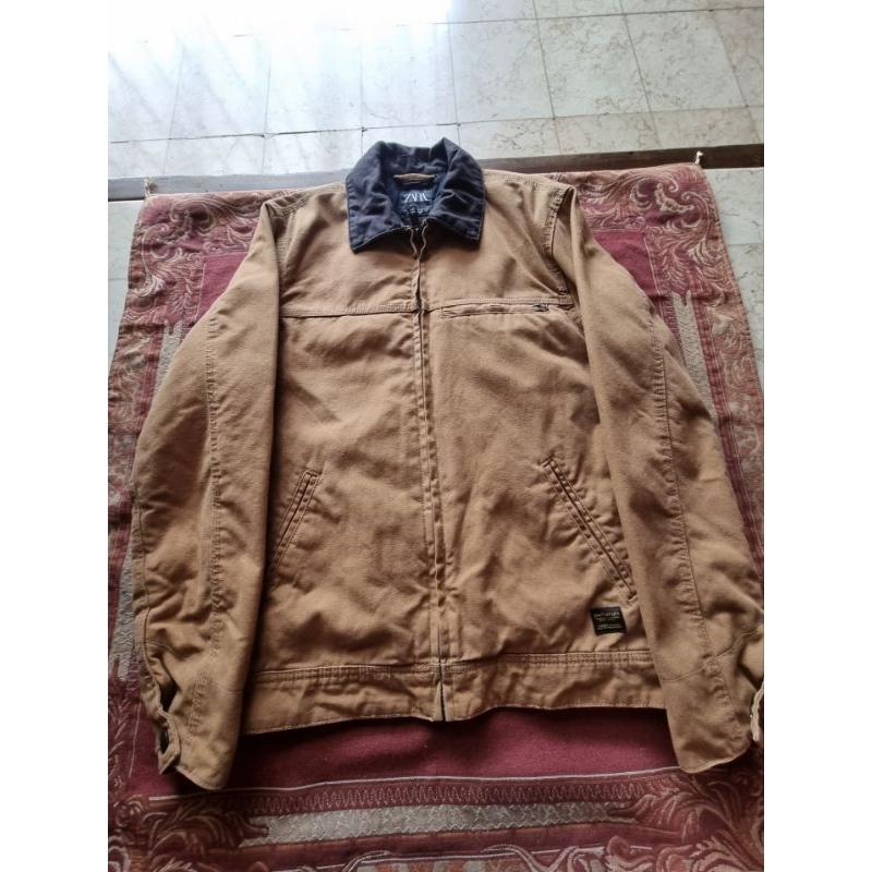 Zara Detroit Work Jacket Size S