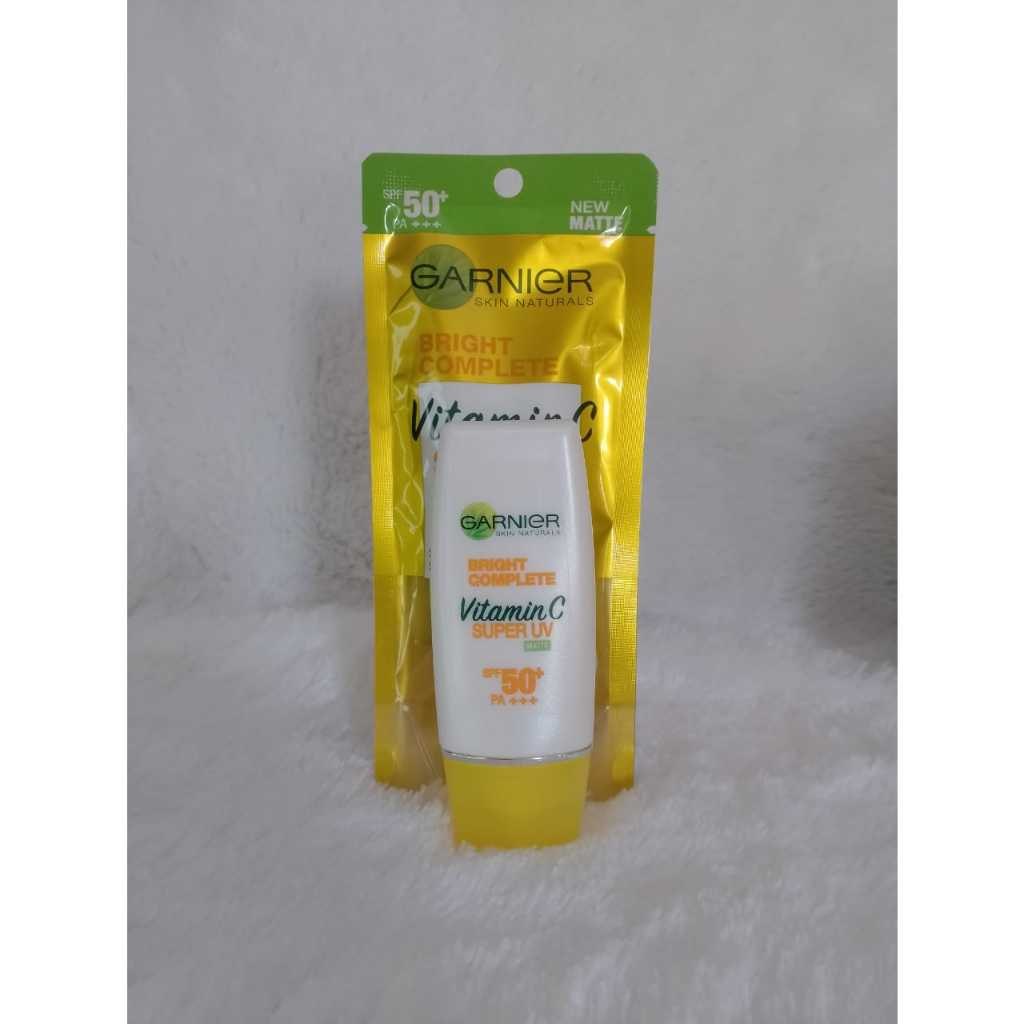 [Ready] Garnier Sunscreen Bright Complete Super UV Matte Finish Sunscreen 30 ml