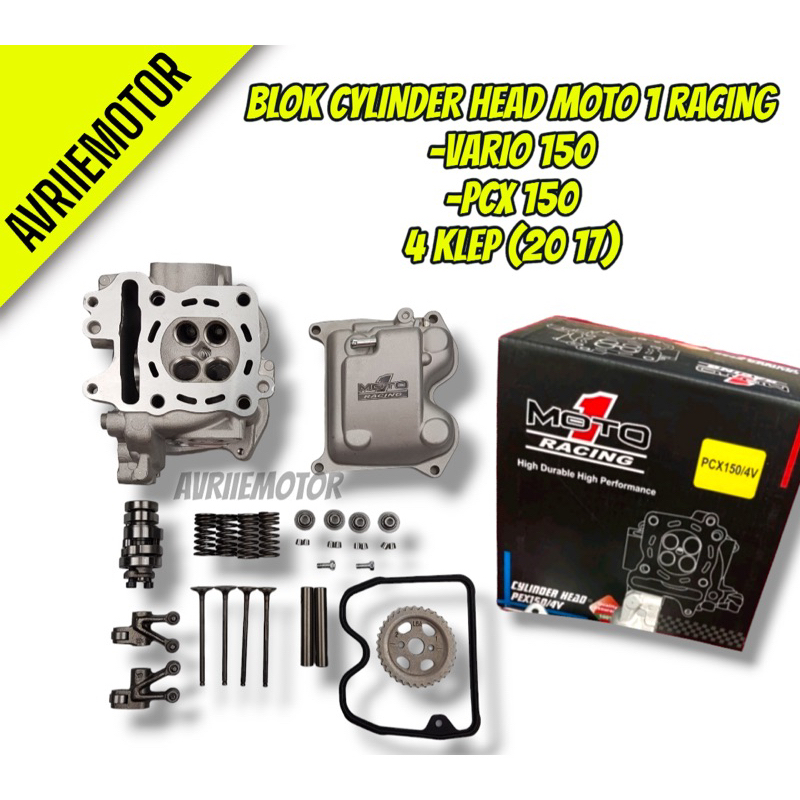 Blok silinder head moto 1 vario 150 blok silinder head moto 1 pcx 150 4 klep 20 17