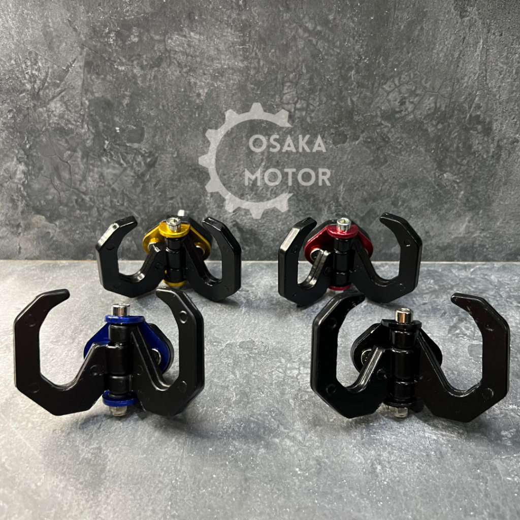 Gantungan Barang 2 Cabang Model Cakar CNC Cantolan Barang 2 Cabang Cakar Universal Sepeda Motor Vari