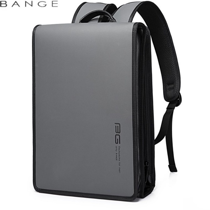 Belanja hemat Tas Bange BG7252 Bag Backpack Ransel Kantor Slim Tipis Laptop 14 Inch