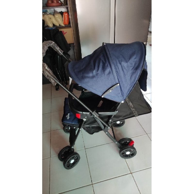 Space Baby | Stroller Space Baby 214 Biru | Reversible stroller