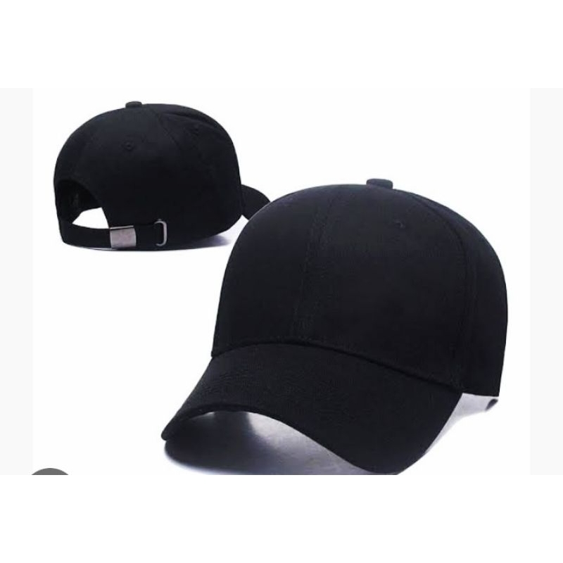 Topi Baseball polos cakop besi