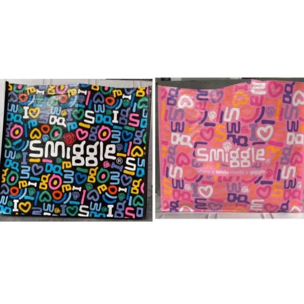 Sale plus SMIGGLE SMIGGLER III REUSABLE BAG LARGE  TAS SMIGGLE