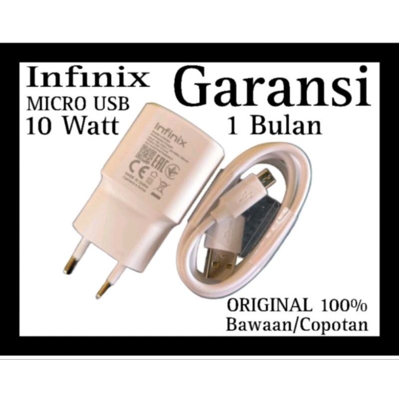 ( ORIGINAL BAWAAN / COPOTAN )Kabel Charger data cas INFINIX Official original smart 4 5 S4 S5 pro S7