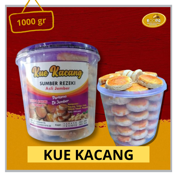 

KUE KACANG SUMBER REJEKI ASLI JEMBER 1 KG TOPLES / KUE KACANG ENAK / KUE KACANG LEBARAN / KUEKACANG / KUCANG