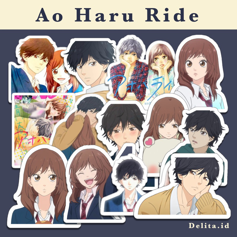 Sticker Anime Ao Haru Ride Blue Spring ride Kou mabuchi futaba Anime romance