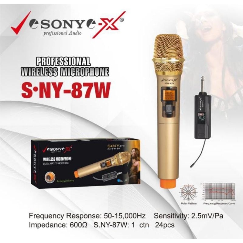 Mikrofon Mic Wireless SONY S. NY 87W | RECHARGEABLE
