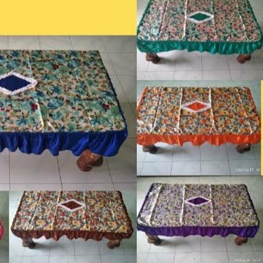 Taplak Meja Tamu Meja Makan Kain Rumbai