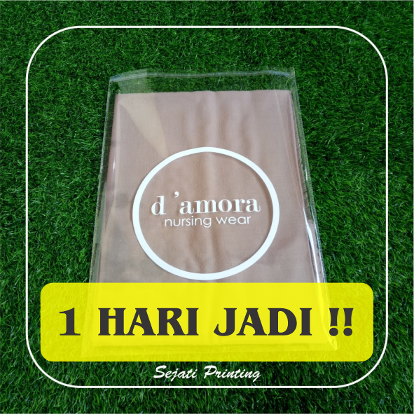 

Sablon Plastik Murah OPP 40 Micron 25, 30 , FREE DESAIN - SEJATIPRINTING