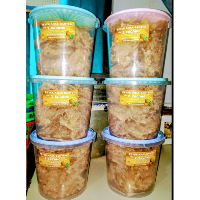 

peyek kacang tanah premium cap 2 kacang toples 5 liter