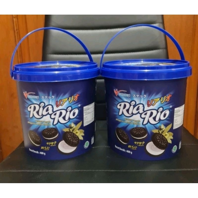 

(FREE WRAP) BISKUIT RIA RIO JAR 400G RAS OREO PARCEL LEBARAN