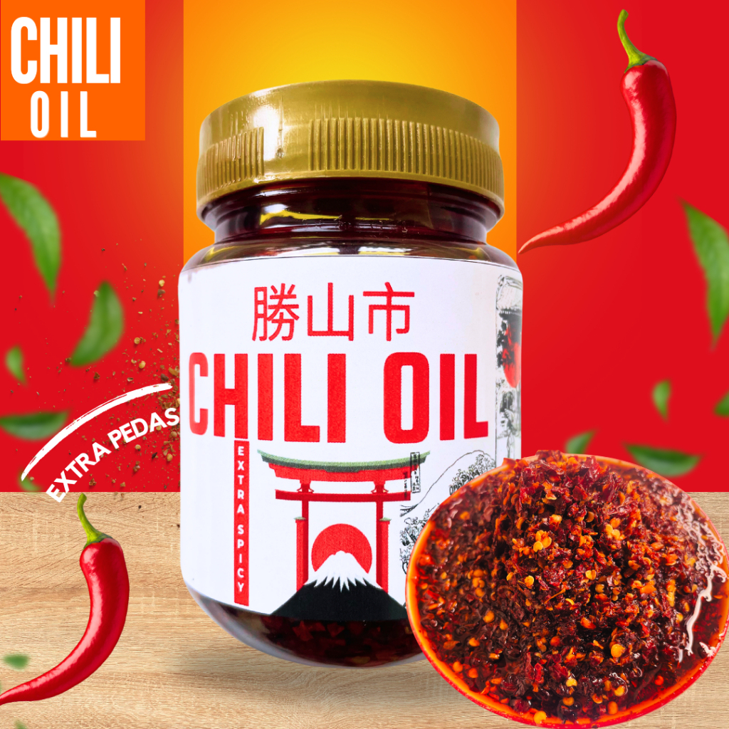 

Chili Oil Extra Spicy 200 G Rasa Campuran Ebi /Pedas/Nikmat/Nampol/Sambal/Makanan