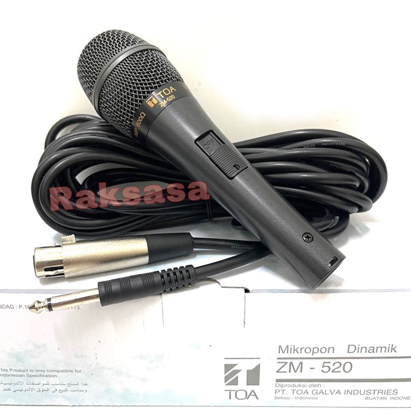 Mic Kabel TOA ZM 520 320 300 270 260 Original Toa zm 520 zm520
