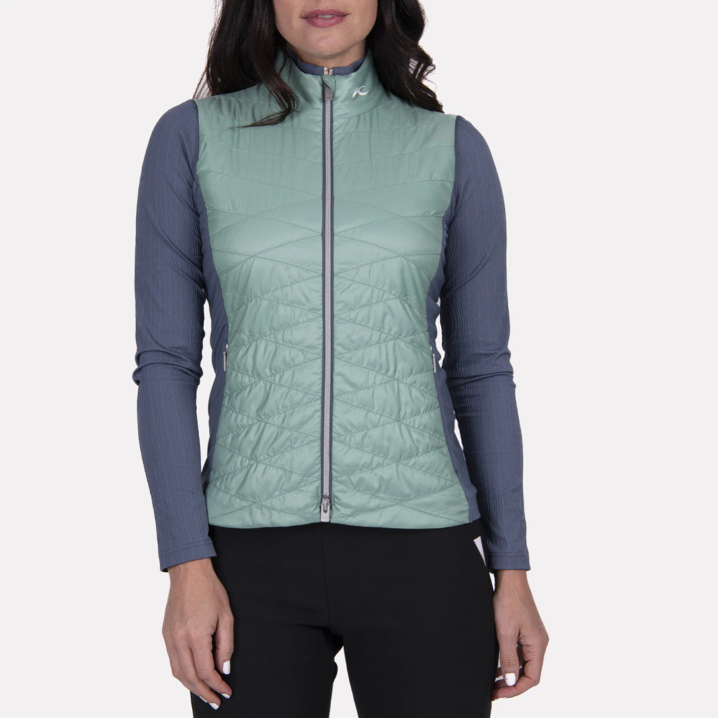 Kjus Women's Retention Jacket Kjus Golf Jacket Jaket Kjus polar inner Original Kjuz Green jacket gun