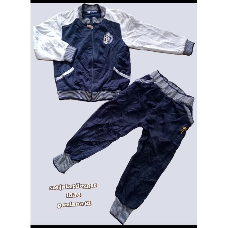 set jaket Jogger anak