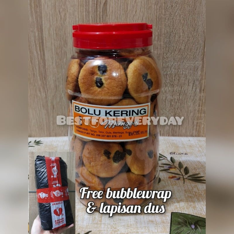 

Bolu Kering 2 Manggis Topping Kismis