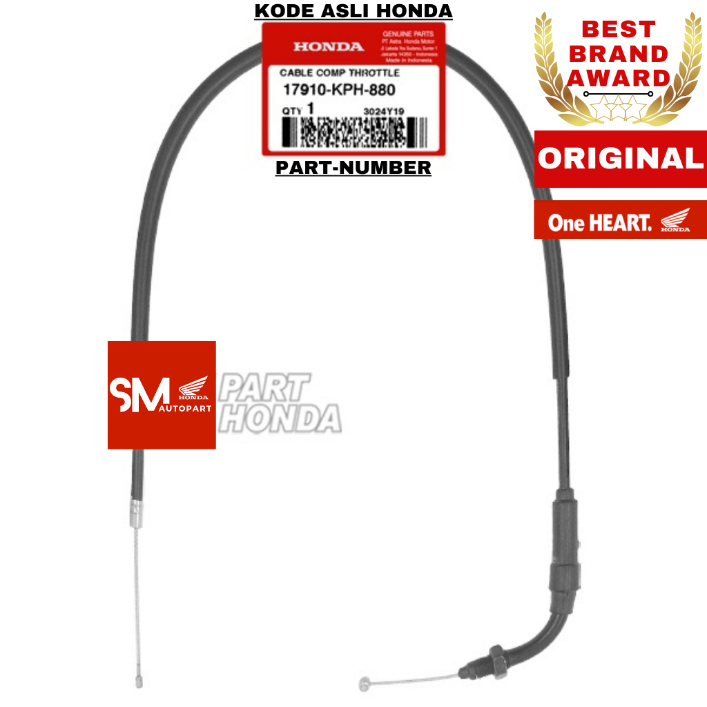 17910-KPH-880 Kabel Gas Karisma Kirana