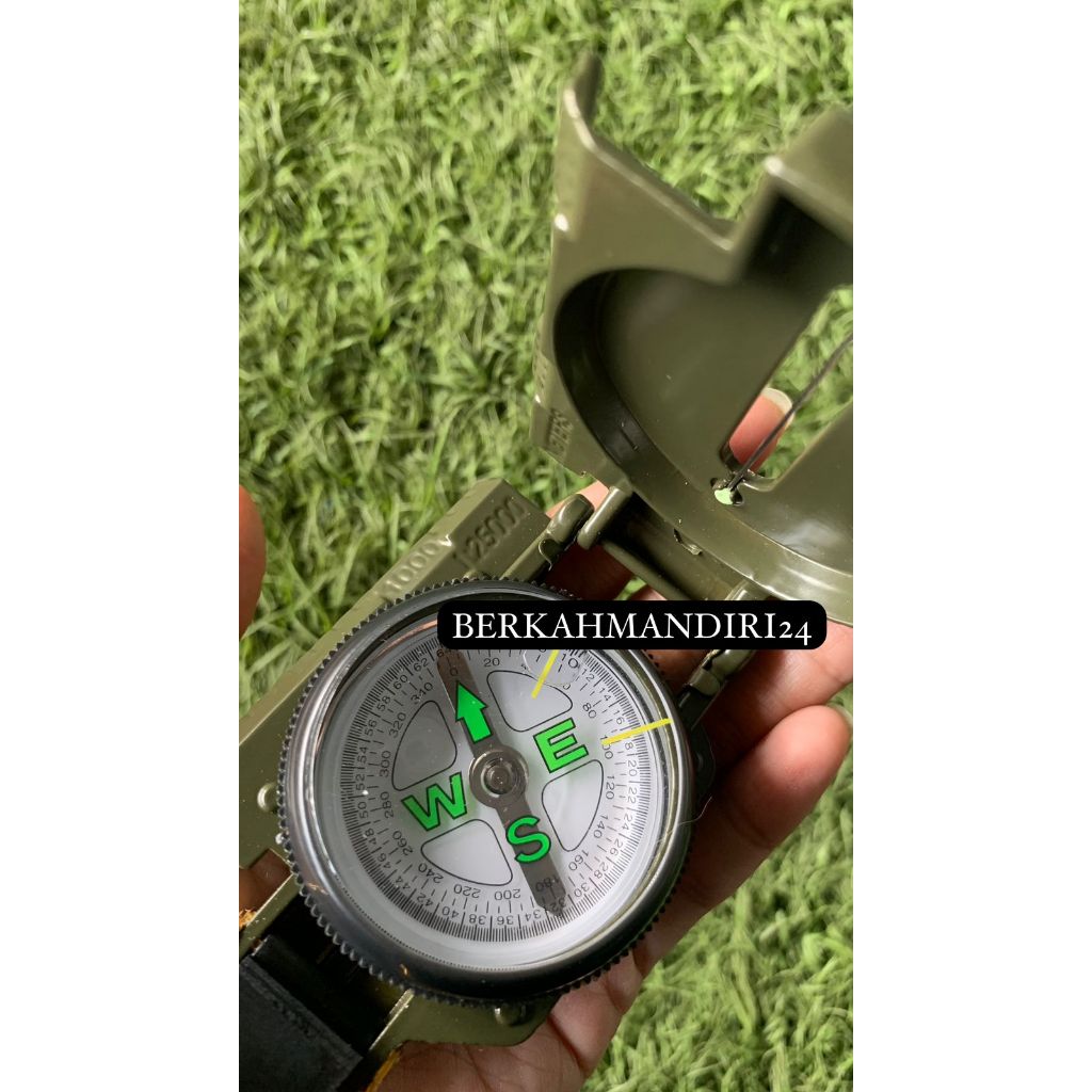 Kompas Lensa / Kompas Lensatic Plastik Kompas Arah Mata Angin