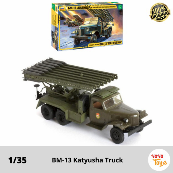 Jual Model Kits Military Truck BM-13 Katyusha by Zvezda Diskon