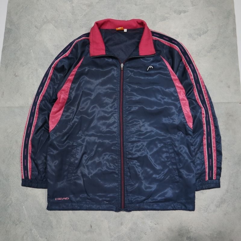 JAKET WINDBREAKER SPORT HEAD Size : L PxL : 74 cm x 60 cm  LD : 120 cm