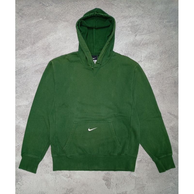 Hoodie Nike pocket center Green