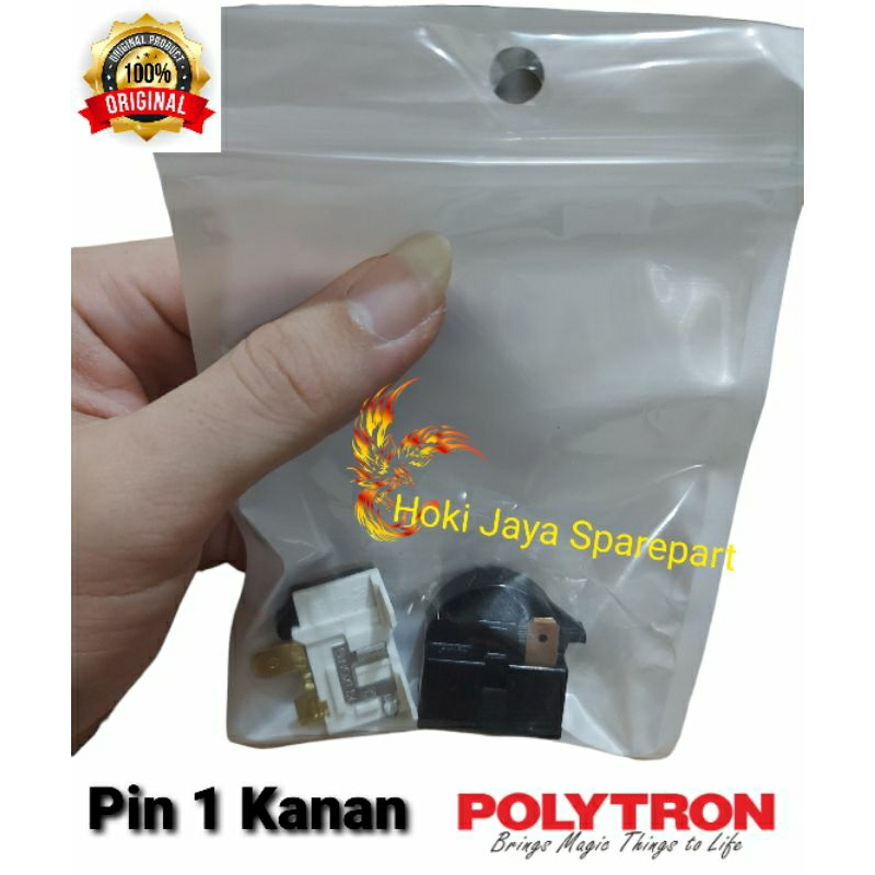 Relay Ptc Overload Original Kulkas Polytron 1 pintu / rilay kulkas Polytron 1 pintu