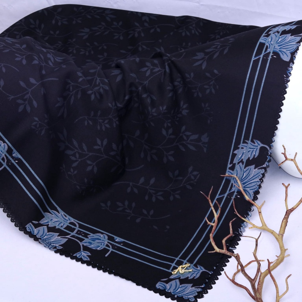 Koleksi Terbaru JILBAB SEGI EMPAT AZARA SYARI MOTIF 1  HIJAB AZARA MOTIF SYARI BAHAN VOAL  KERUDUNG 