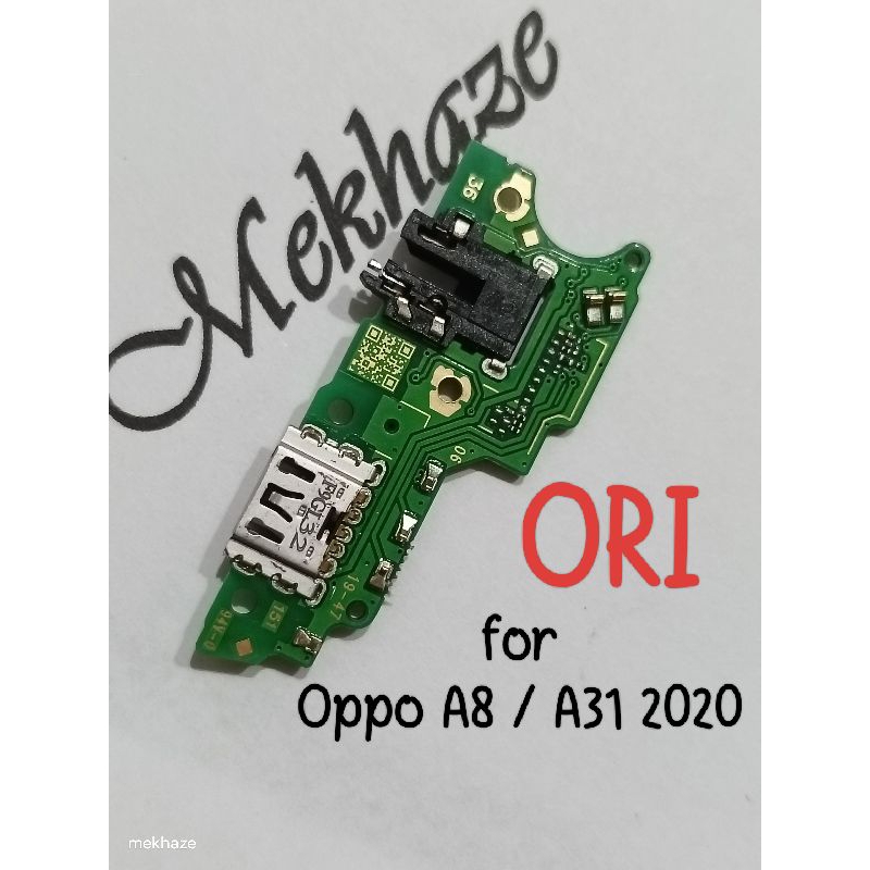 CONNECTOR CHARGER OPPO A8 / OPPO A31 2020 ORI FULL IC PAPAN KONEKTOR CAS PCB BOARD OPPO A8 / OPPO A3