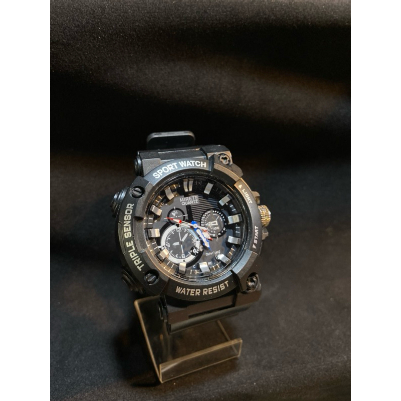 Jam Tangan Pria Sport Mirete Quartz Original Anti Air dengan Alarm