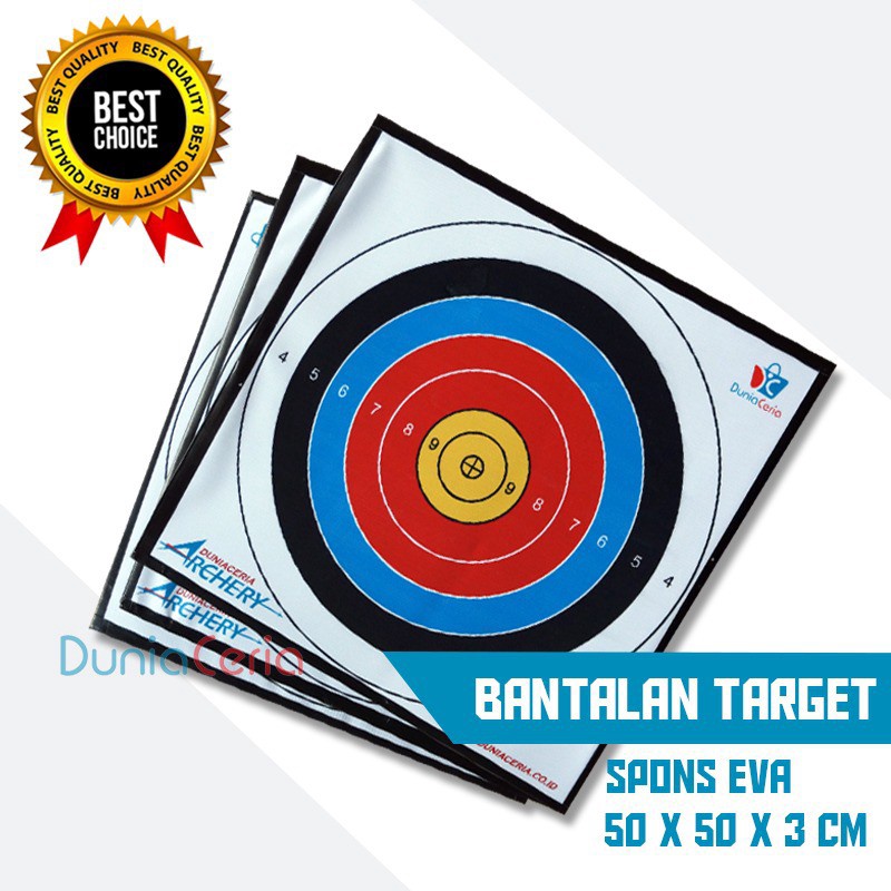 Terbaik Bantalan Face Target Panahan 5 x 5 x 3 cm Kuat grosir
