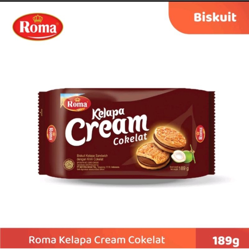 

Roma Cream Coklat Lumer 189Gr