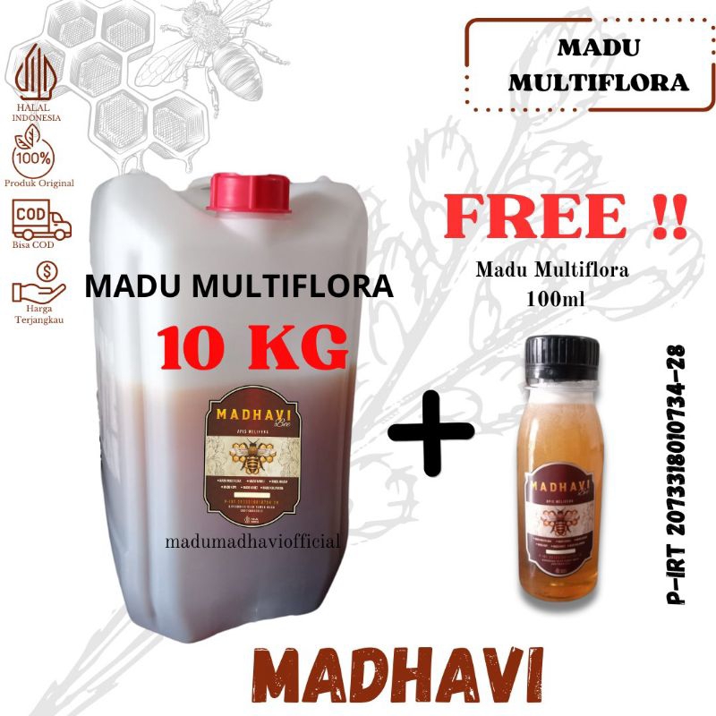 

MADU MULTIFLORA 10 KG // (FREE MULTIFLORA 100ML)