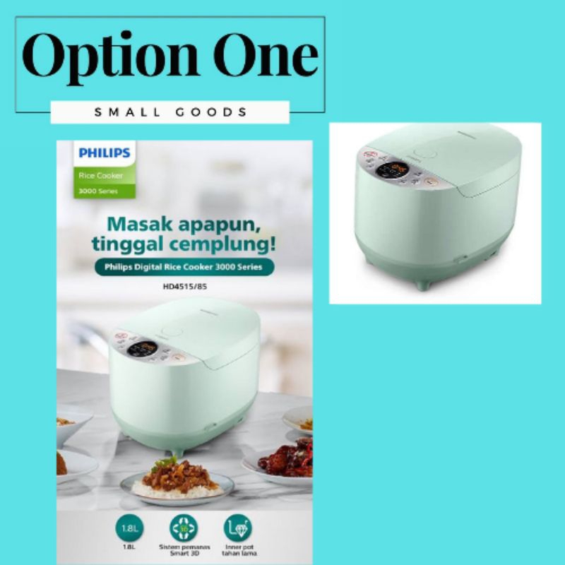 Philips HD4515/85 Magic Com Rice Cooker HD4515 Penanak Nasi