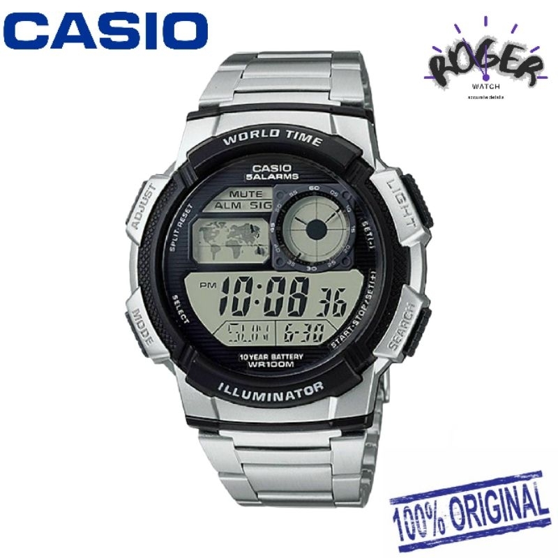 CASIO ORIGINAL Jam Tangan Pria AE-1000WD-1AV Digital AE1000WD