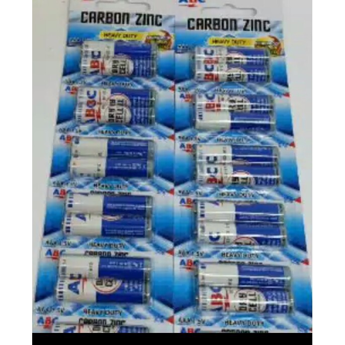 12 buah baterai AAA baterai kecil ABC biru / baterai panasonic PRIMA AAA / batre remot tv