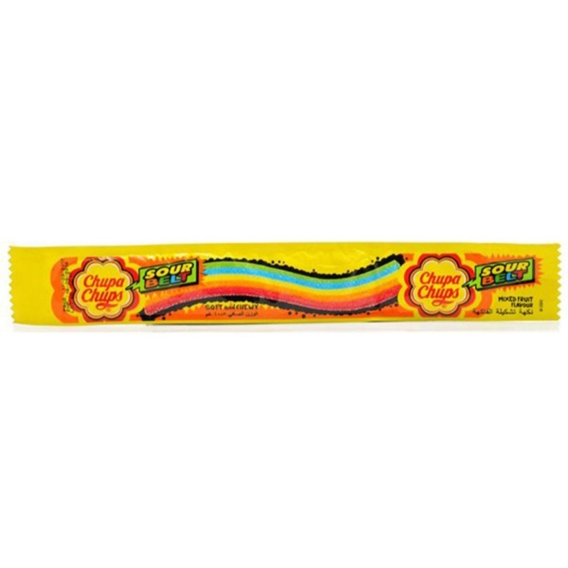 

Chupa Chups Sour Belt Permen Jwli Mixed Fruit 8g