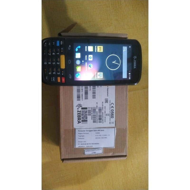 Scanner Barcode Zebra MC36 - Second Mulus